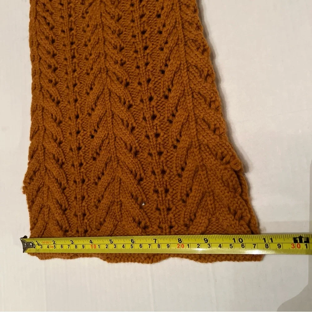Luxton S-M Balaclava Hood Scarf Hat Rust